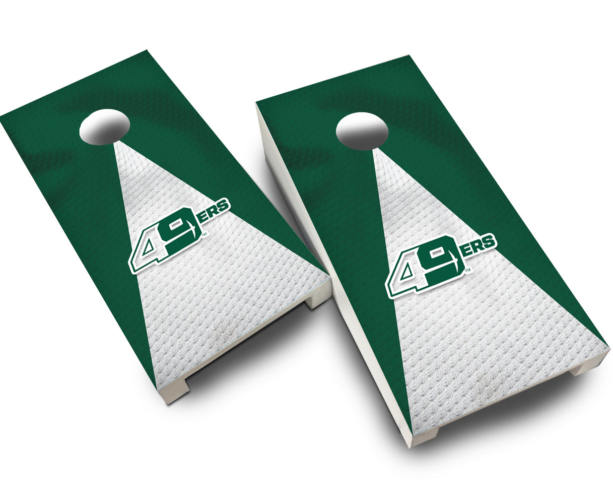 "UNC Charlotte Jersey" Tabletop Cornhole Boards