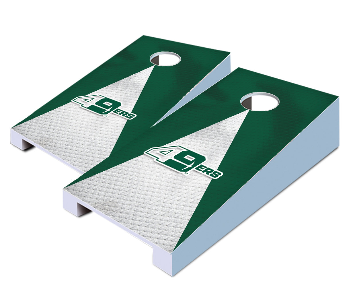 "UNC Charlotte Jersey" Tabletop Cornhole Boards