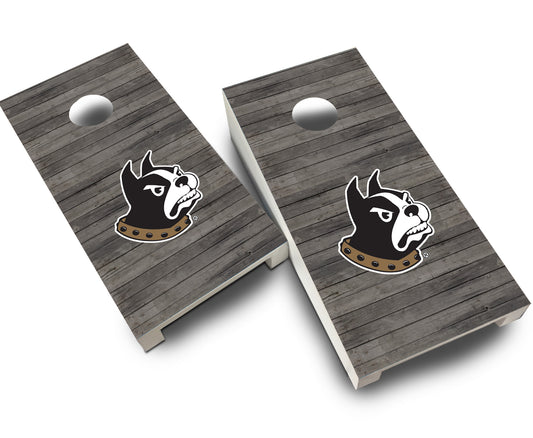 "Wofford Distressed" Tabletop Cornhole Boards