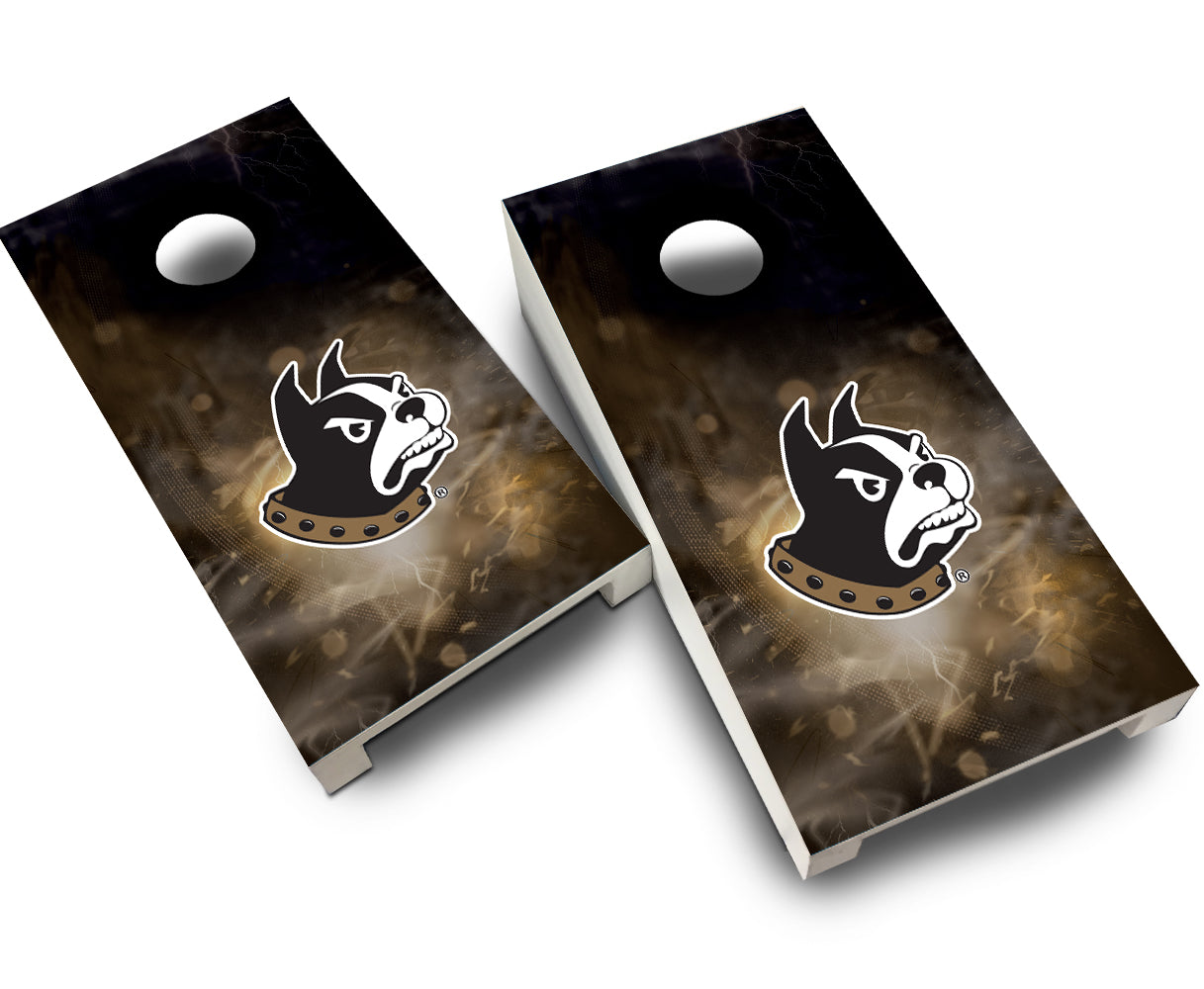 "Wofford Smoke" Tabletop Cornhole Boards