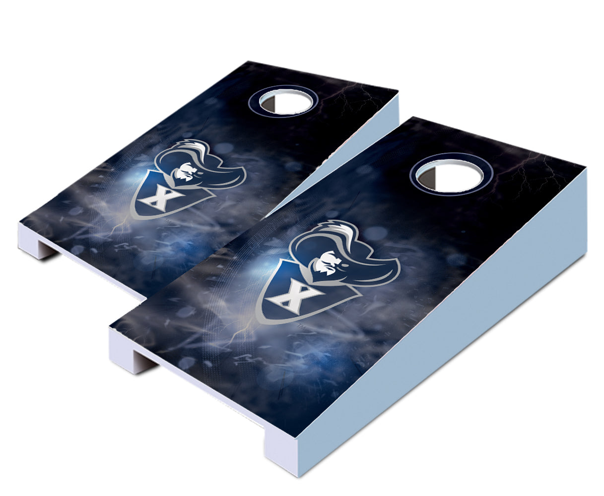 "Xavier Smoke" Tabletop Cornhole Boards