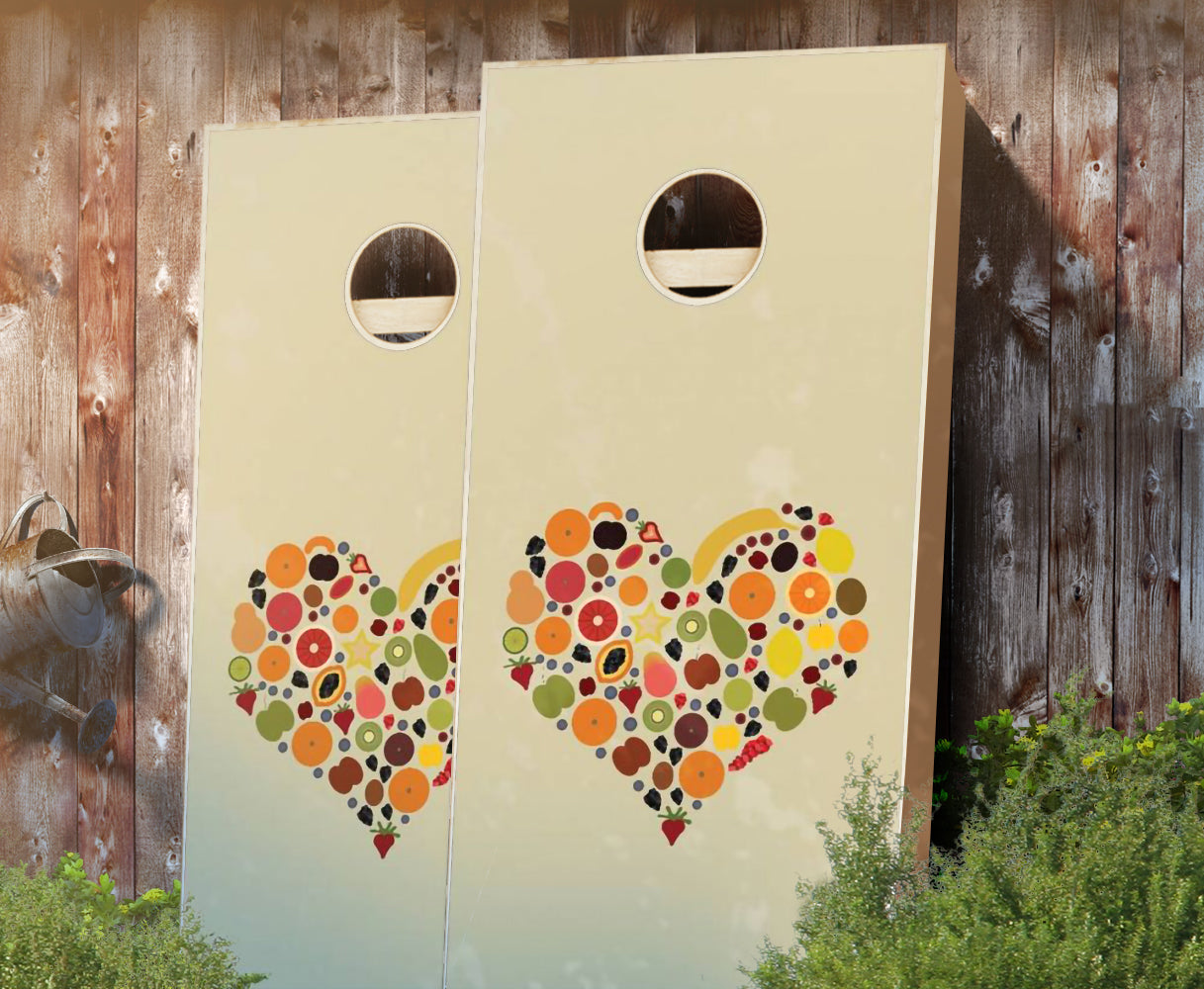 "Health Nut" Cornhole Boards