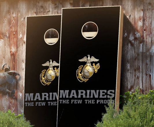 "Marines The Few The Proud" Cornhole Boards