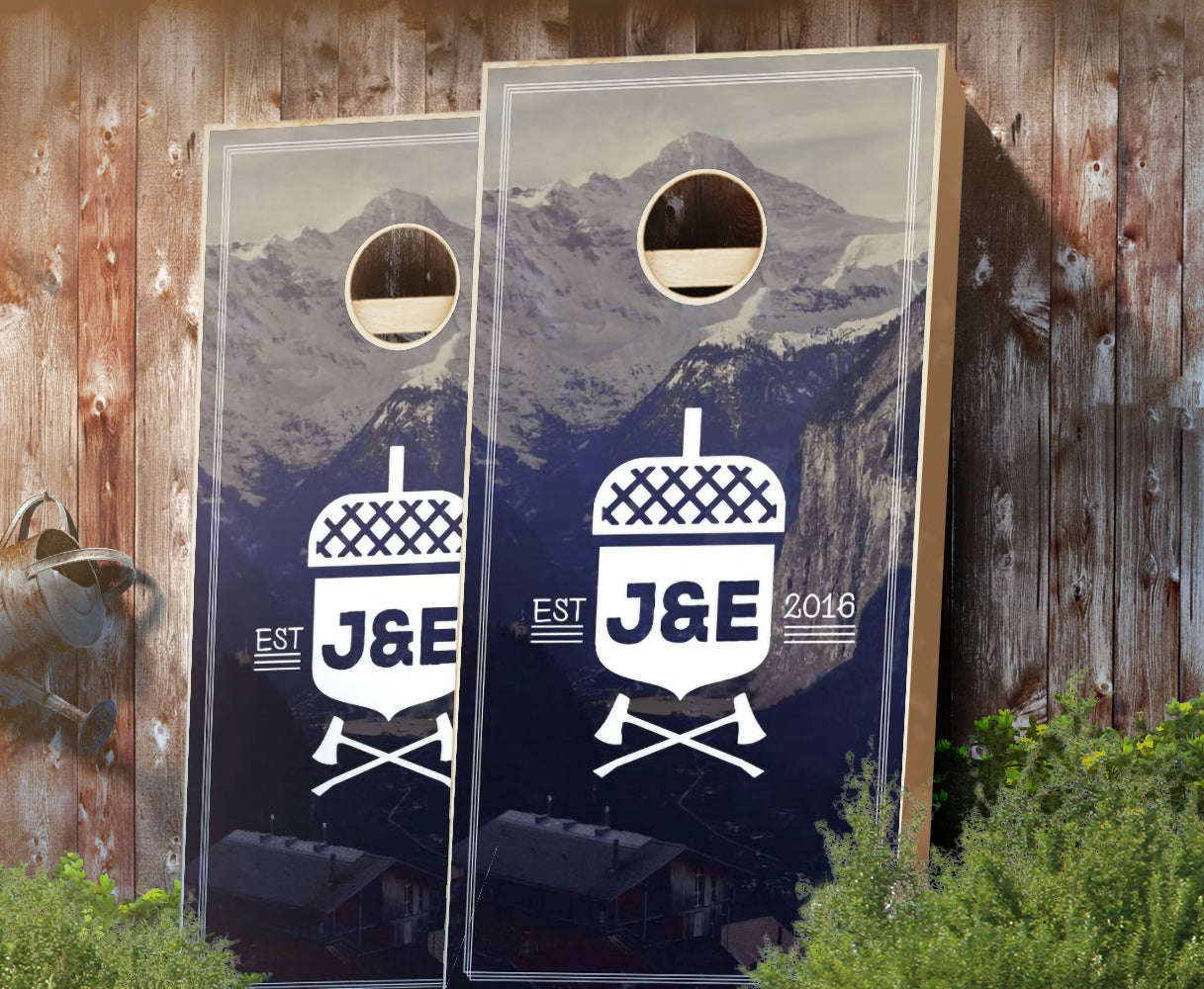 "Memoir" Cornhole Boards