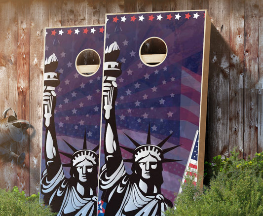 "Patriot Liberty" Cornhole Boards