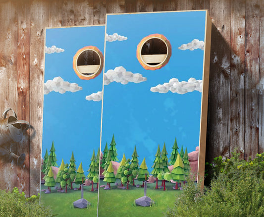 "Sword in Stone" Cornhole Boards