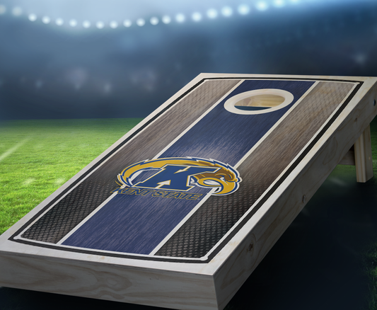 "Kent State Stained Stripe" Cornhole Boards