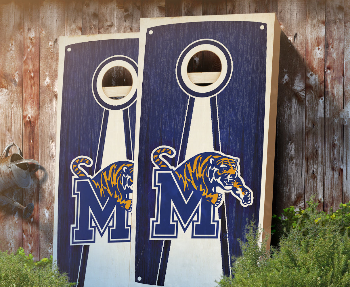 "Memphis Stained Pyramid" Cornhole Boards