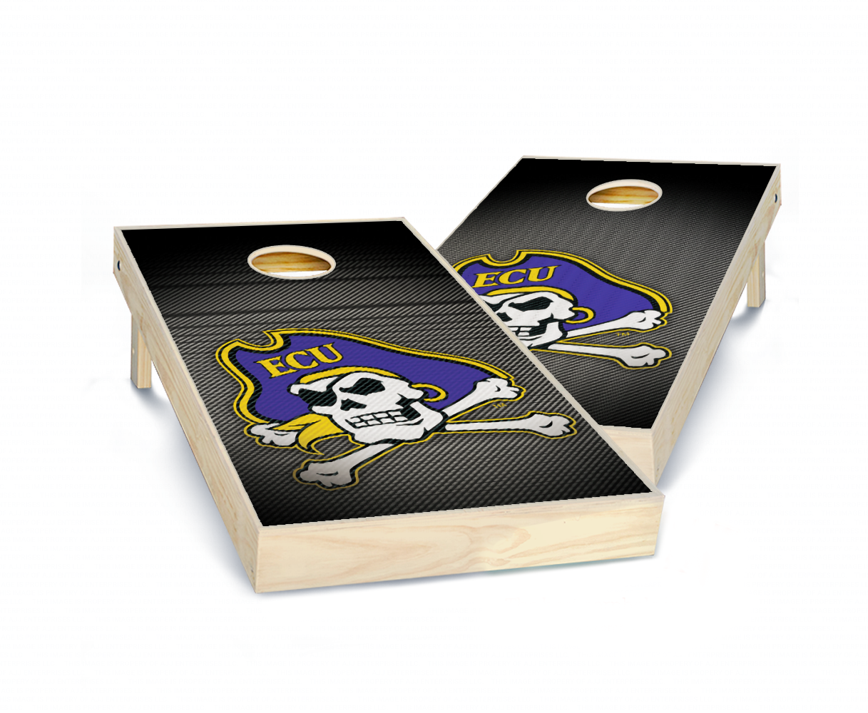 "East Carolina Slanted" Cornhole Boards