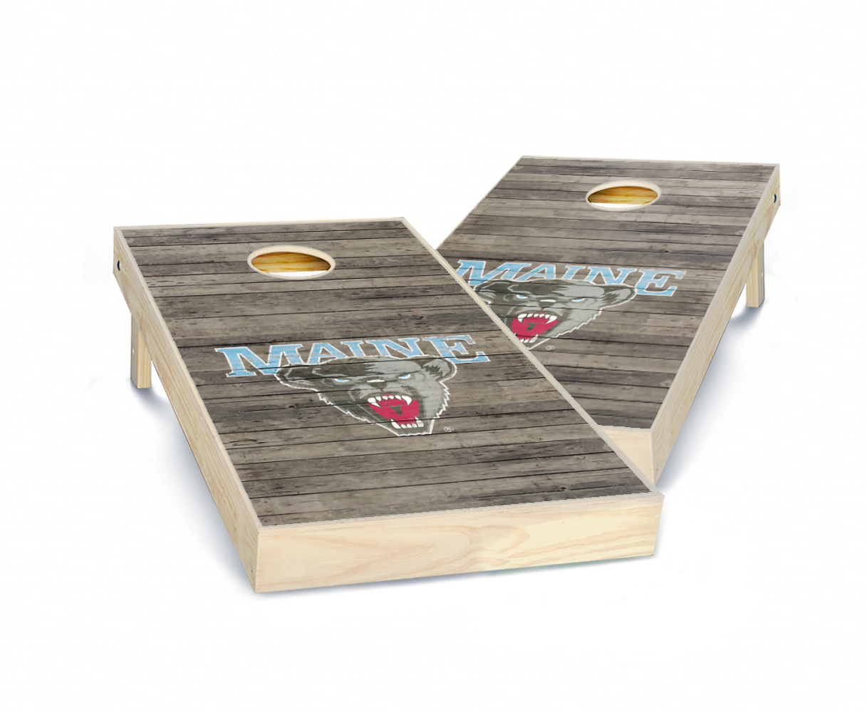 "Maine Distressed" Cornhole Boards