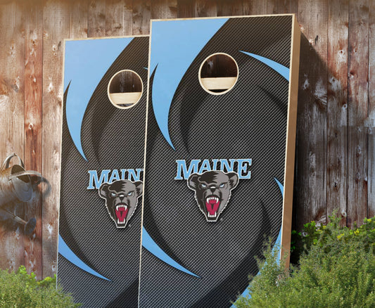 "Maine Swoosh" Cornhole Boards