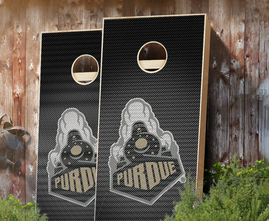 "Purdue Slanted" Cornhole Boards