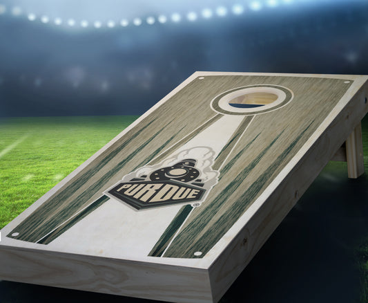 "Purdue Stained Pyramid" Cornhole Boards