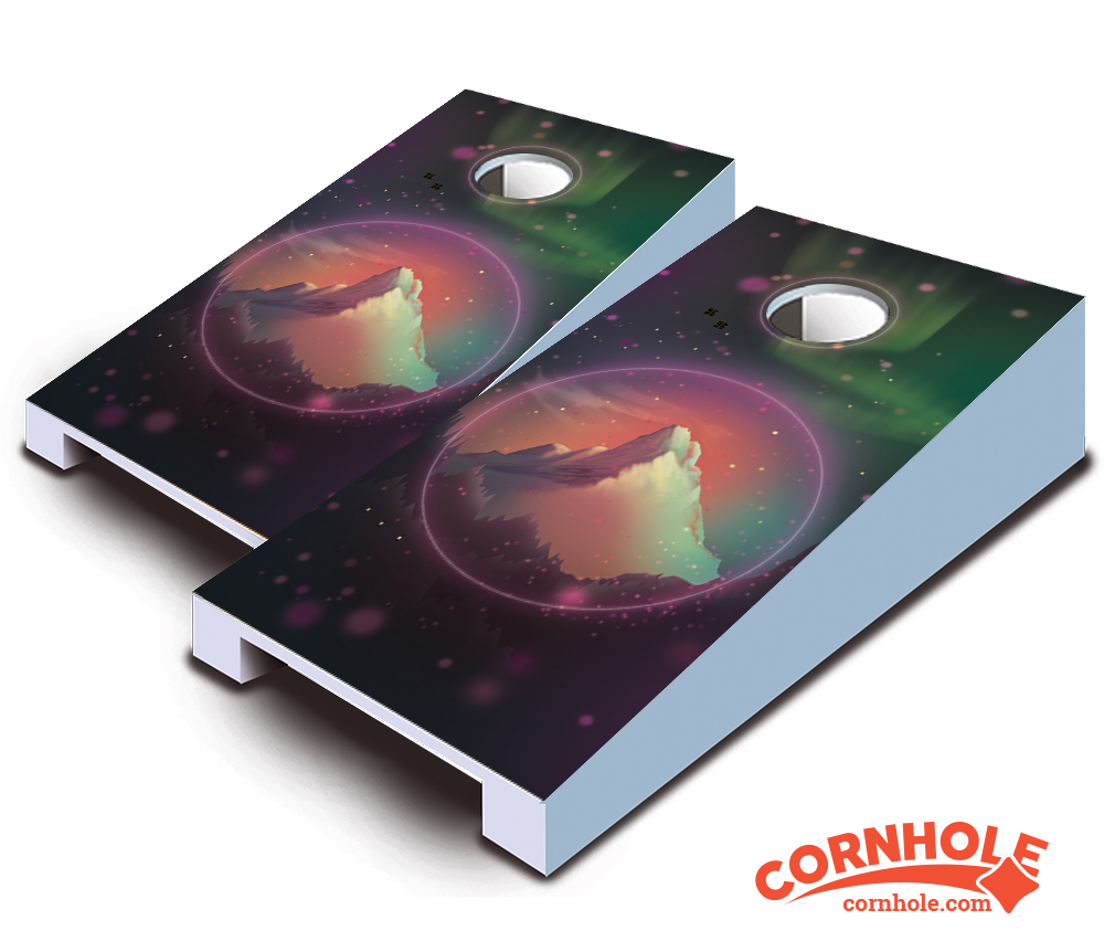 "Peace Rock" Tabletop Cornhole Boards