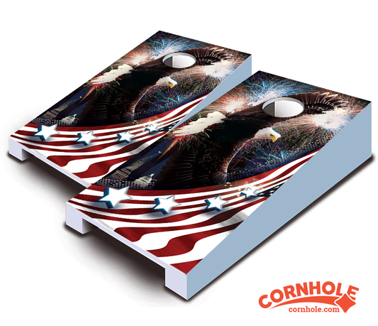 "Rally USA" Tabletop Cornhole Boards