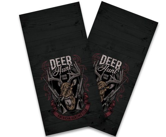 "Deer Hunting Club" Cornhole Wrap