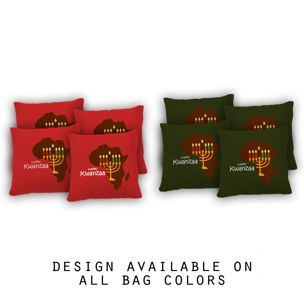 "Kwanza" Cornhole Bags - Set of 8