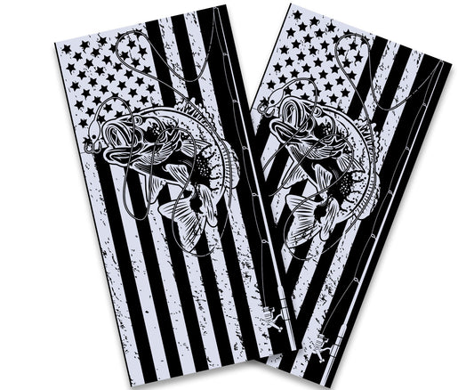 "American Fisherman Flag" Cornhole Wrap