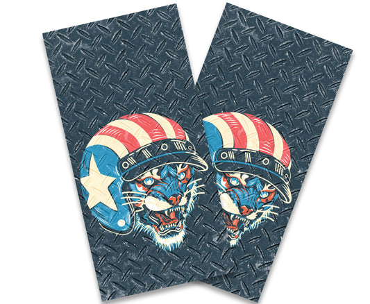 "American Tiger Motorist" Cornhole Wrap