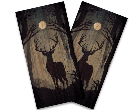 "Graveyard Shift Buck" Cornhole Wrap