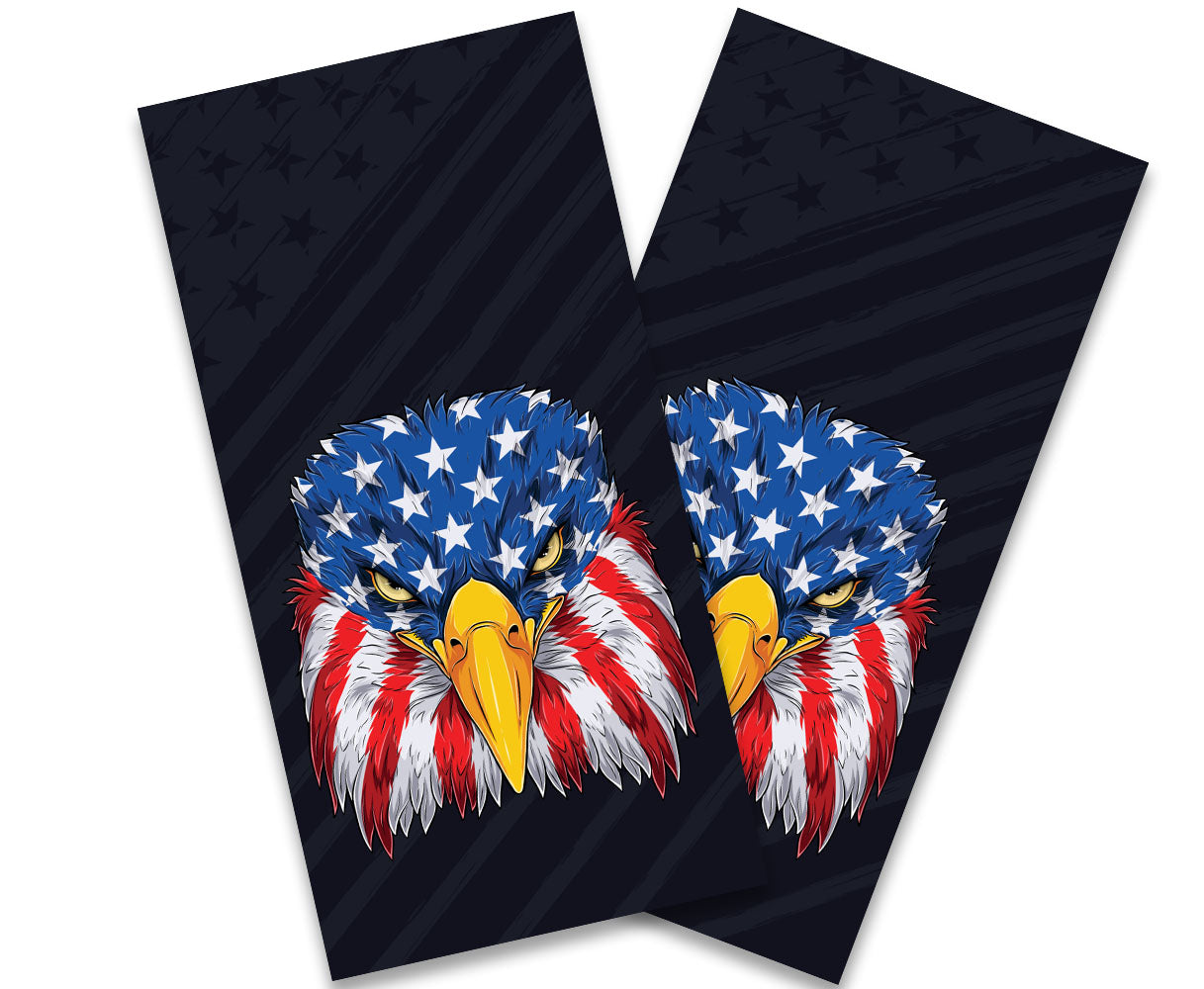 "Patriot Eagle Fighter" Cornhole Wrap