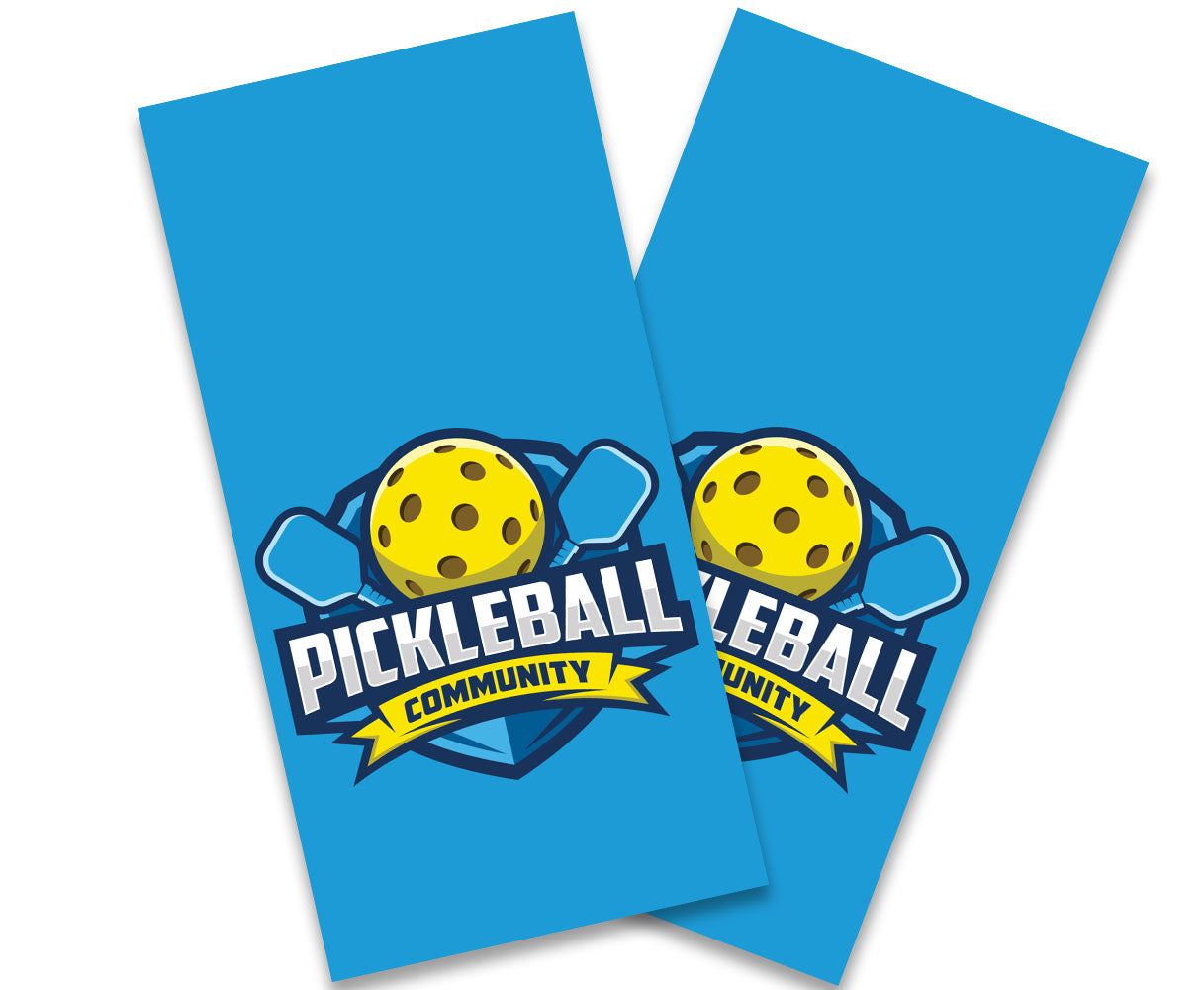 "Pickleball Community" Cornhole Wrap