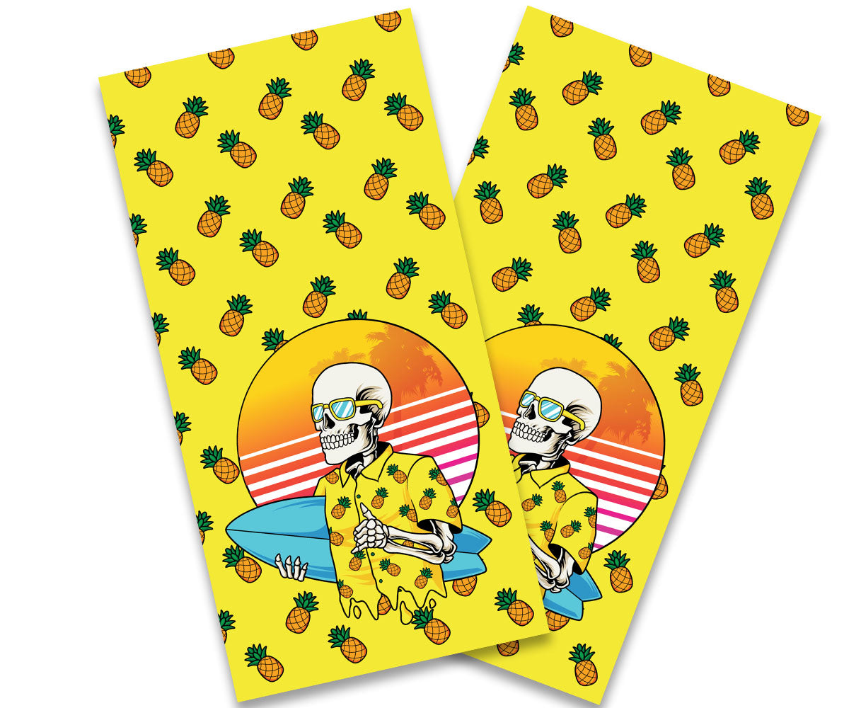 "Skull Pineapple Shirt" Cornhole Wrap